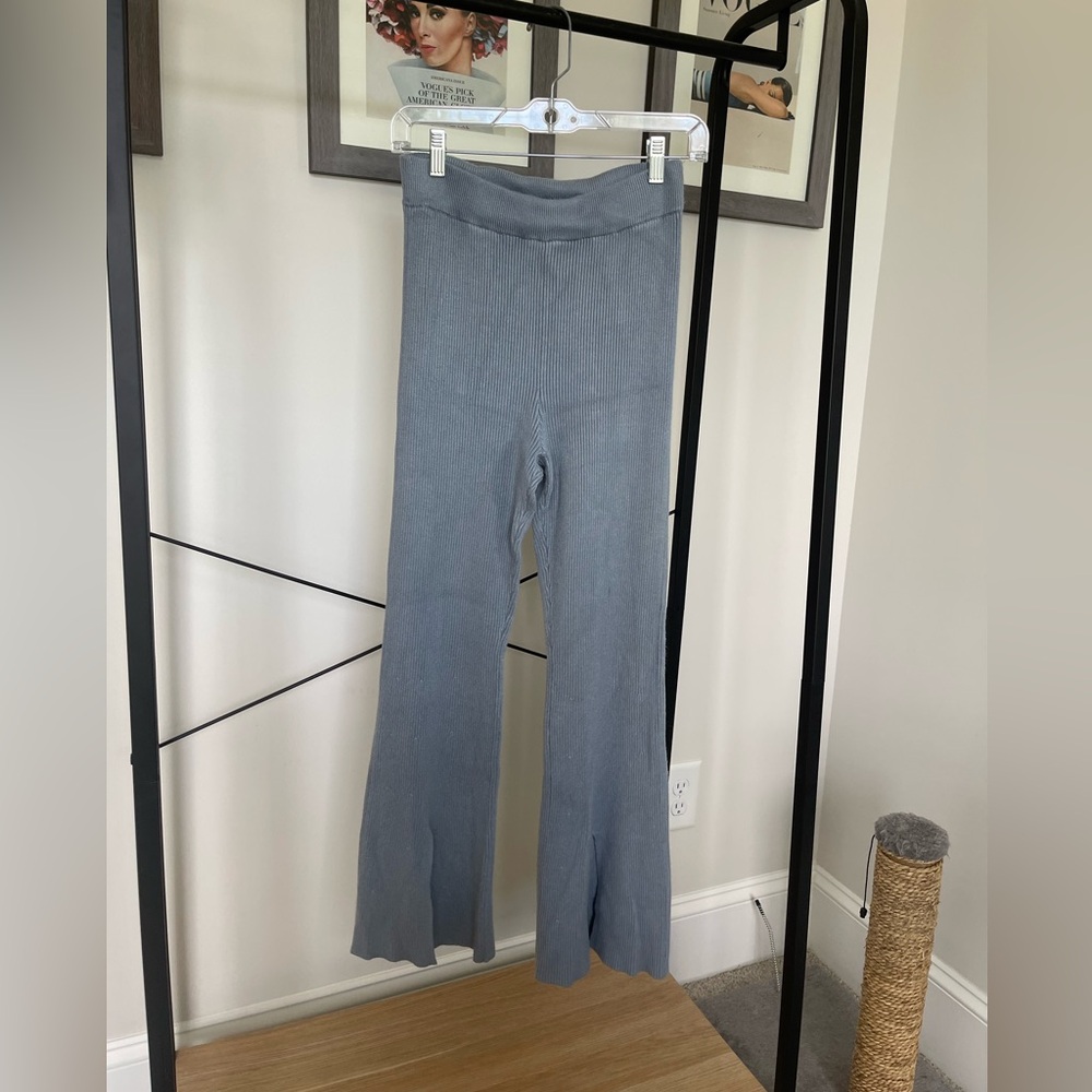 Abercrombie & Fitch Knit Flare Sweater Pants